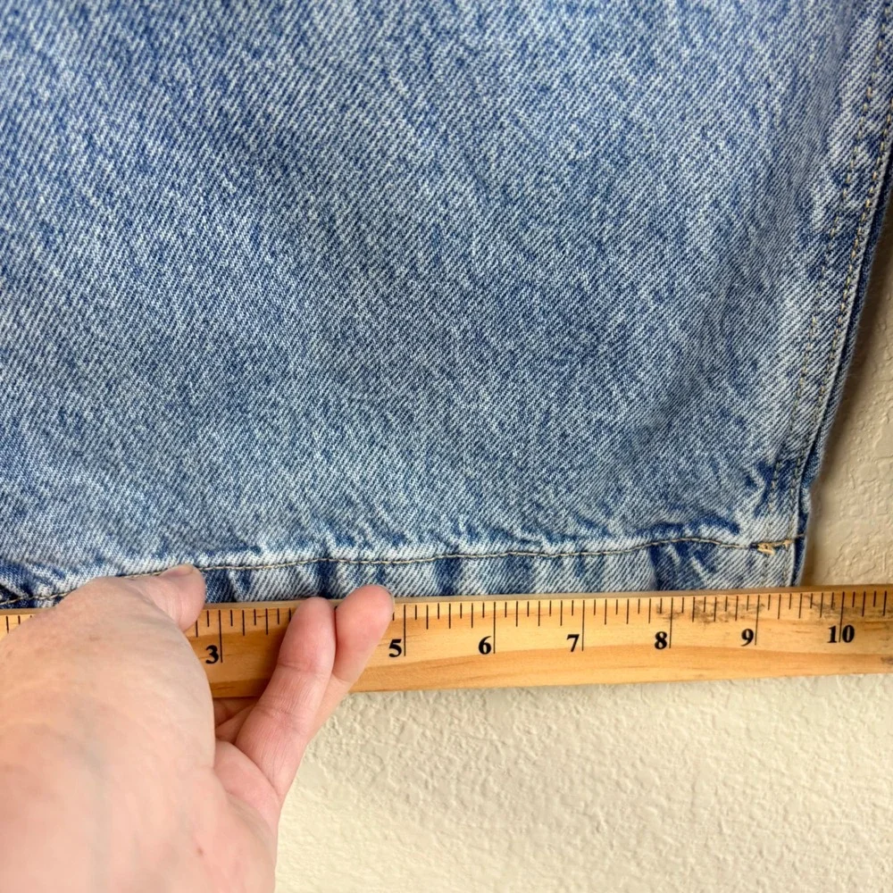 Garage Womens 5 27 Blue Cargo Jeans Wide Leg Multi Pocket Utility‎ Streetwear